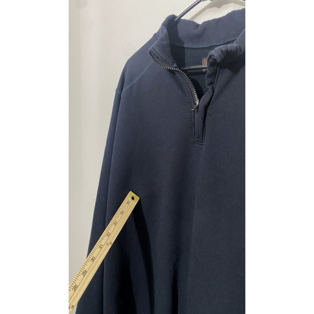 Drifire FR Pullover Mens XL 1/4 Zip Mock Neck Navy Blue CAT2/2112 Made in USA - Picture 6 of 9